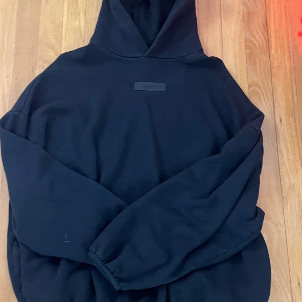 Essentials Classic Black Hoodie